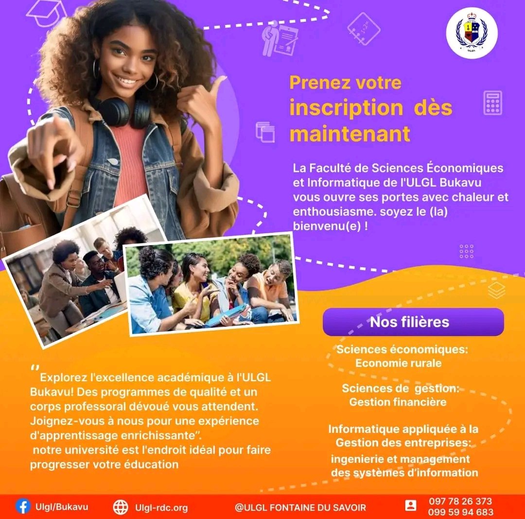 Message des étudiants de la Faculté des Sciences économiques et informatique de gestion